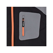 YATO Munkavédelmi softshell kabát fekete-szürke 2XL-es méret 3 zsebes