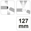 Kábelvágó és blankoló fogó 0,5-1,5 mm2 125 mm YATO