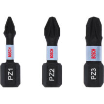 BOSCH Bithegy készlet 3 részes PZ1 / PZ2 / PZ3 x 25 mm Impact Control