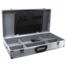 Alumínium bőrönd 640x325x150 ezüstszínű Dedra