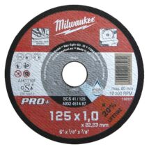 MILWAUKEE Vágókorong fémre 230 x 1,9 x 22,2 mm inox egyenes SC41 PRO+