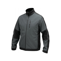 YATO Munkavédelmi softshell kabát szürke-fekete M-es méret 3 zsebes