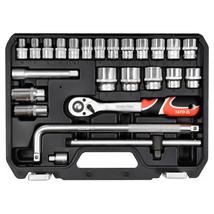 Dugókulcs készlet 25 részes 1/2 col 10-24 mm CrV YATO