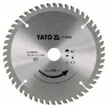 YATO Fűrésztárcsa alumíniumhoz 160 x 20 x 1,5 mm / 52T