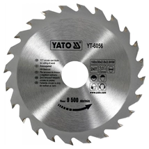 YATO Fűrésztárcsa fához 160 x 30 x 2,0 mm / 24T