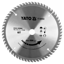 YATO Fűrésztárcsa fához 165 x 16 x 1,5 mm / 60T