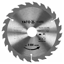 YATO Fűrésztárcsa fához 184 x 30 x 2,2 mm / 24T