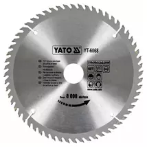 YATO Fűrésztárcsa fához 210 x 30 x 2,2 mm / 60T