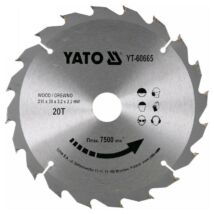 YATO Fűrésztárcsa fához 210 x 30 x 2,2 mm / 20T