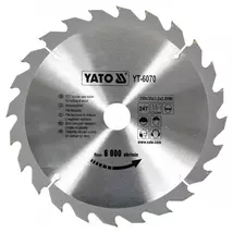 YATO Fűrésztárcsa fához 250 x 30 x 2,2 mm / 24T