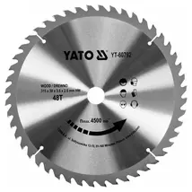 YATO Fűrésztárcsa fához 315 x 30 x 2,5 mm / 48T