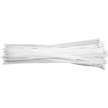 YATO Kábelkötegelő fehér 300 x 7,6 mm (50 db/cs)