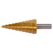 Lépcsős fúró 4-22 mm HSS Titan-nitrid Yato