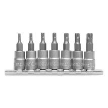 Torx bithegy készlet dugófejjel 1/4" speciál 7 részes (TS10-15-20-25-27-30-40) YATO