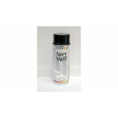 Motip - Metál fekete festék spray, 400 ml