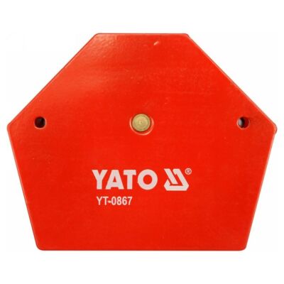 YATO Hegesztési munkadarabtartó mágnes 111 x 136 x 24 mm/34 kg